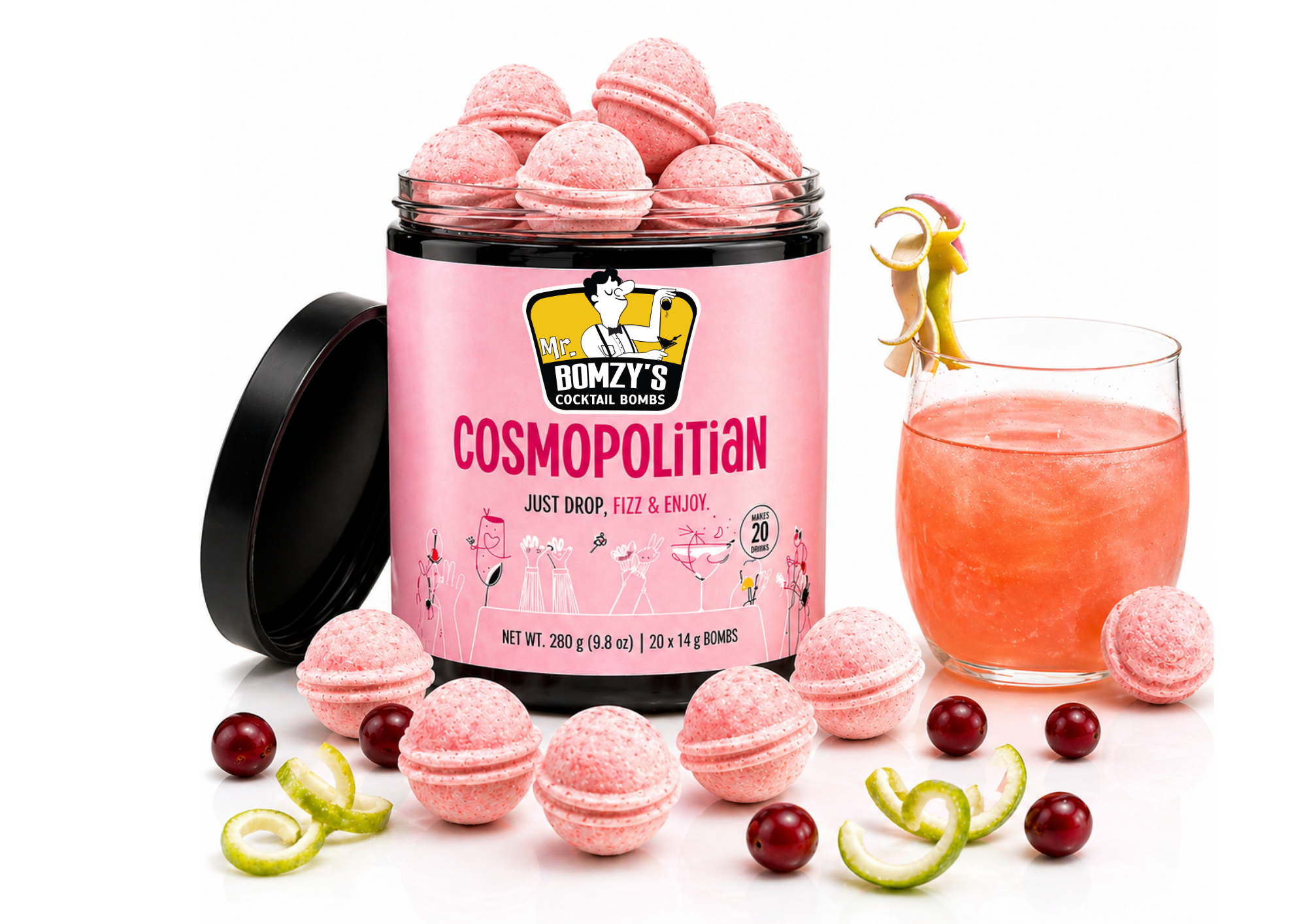 Cosmopolitan Bomb Jar (Pack of 20)